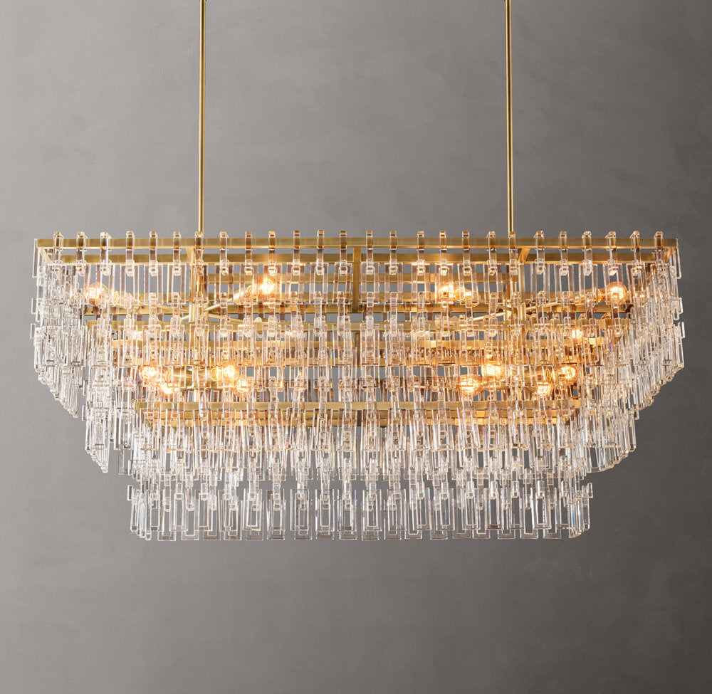 Linked Crystal Terrace Chandelier