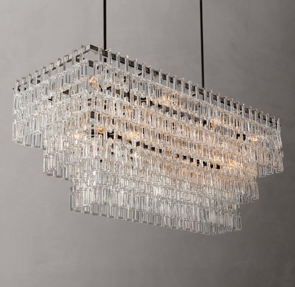Linked Crystal Terrace Chandelier