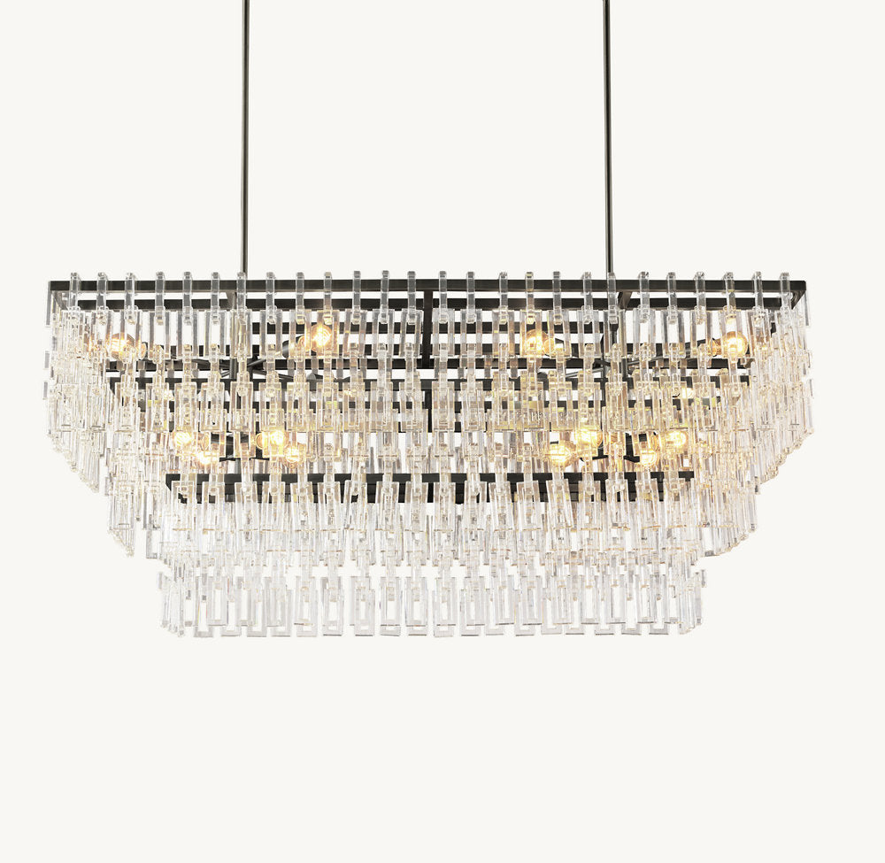 Linked Crystal Terrace Chandelier