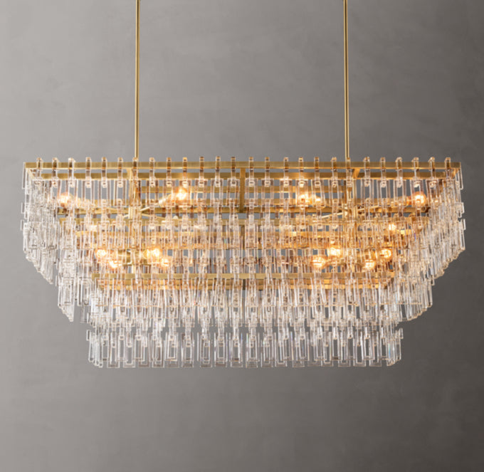 Linked Crystal Terrace Chandelier