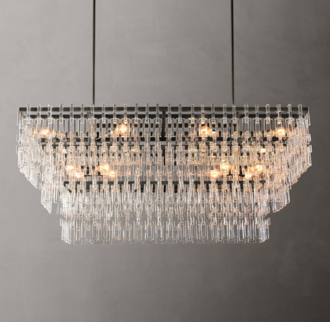 Linked Crystal Terrace Chandelier