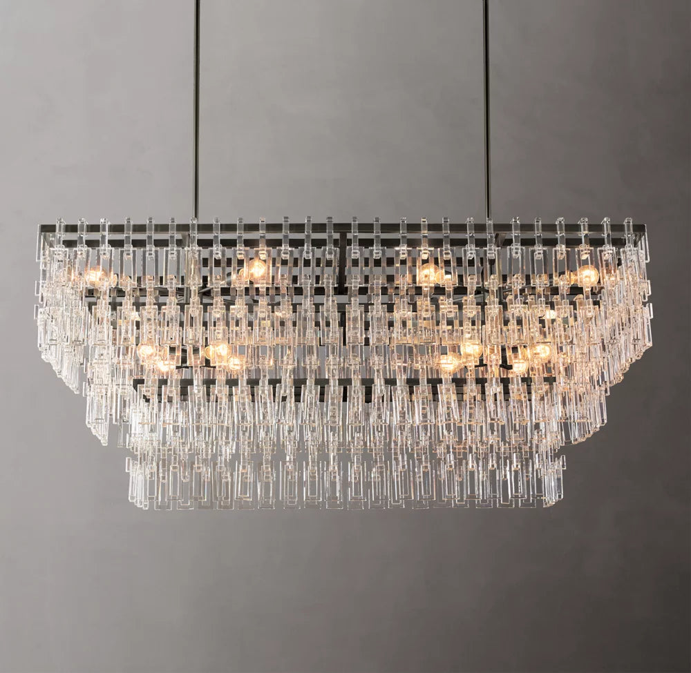 Linked Crystal Terrace Chandelier