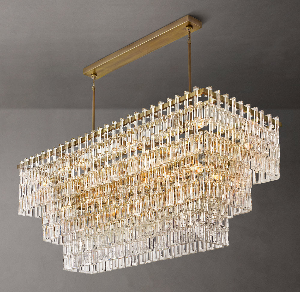 Linked Crystal Terrace Chandelier