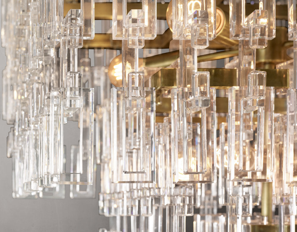 Linked Crystal Terrace Chandelier