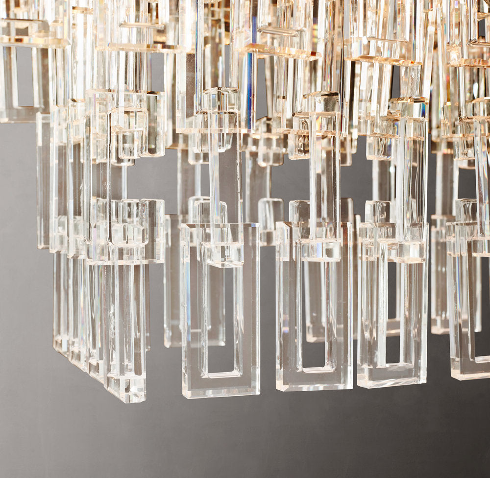 Linked Crystal Terrace Chandelier