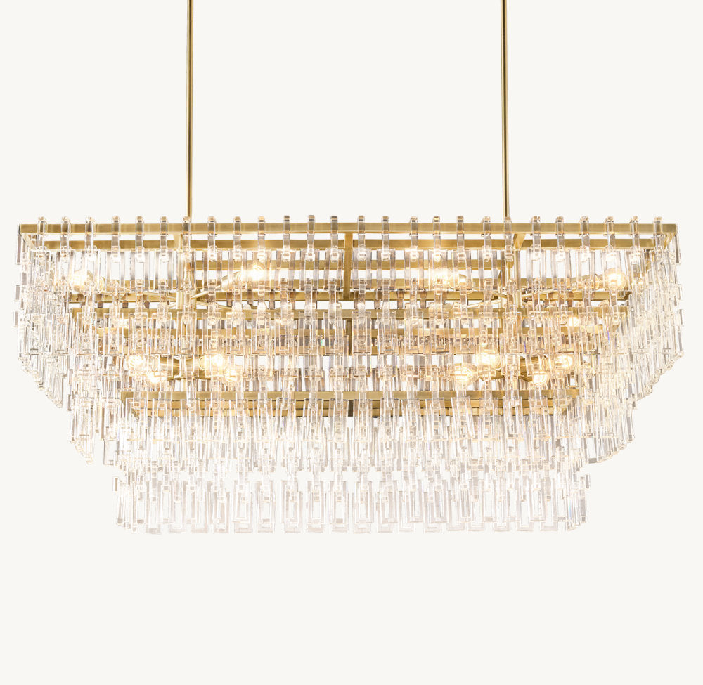 Linked Crystal Terrace Chandelier