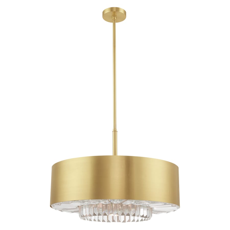 Livex Lighting Madison 6 Light 24" Wide Crystal Drum Chandelier