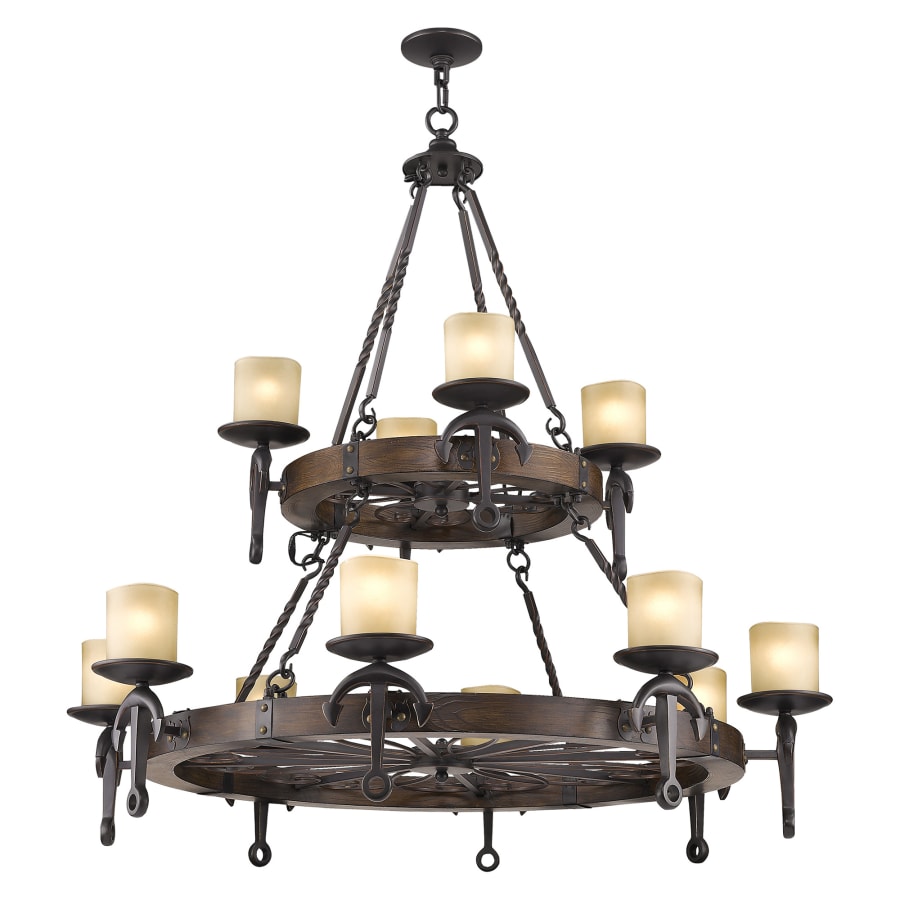 Livex Lighting Cape May 12 Light 2 Tier Chandelier