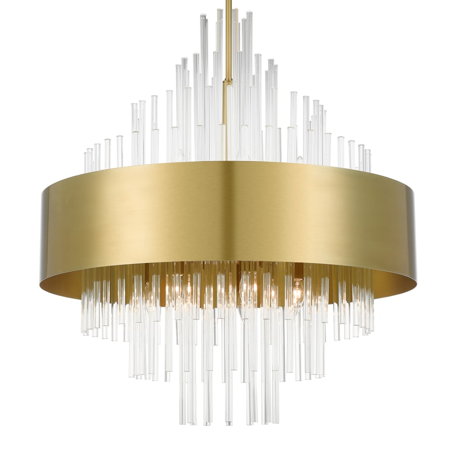 Livex Lighting Orenburg 14 Light 35" Wide Crystal Waterfall Chandelier