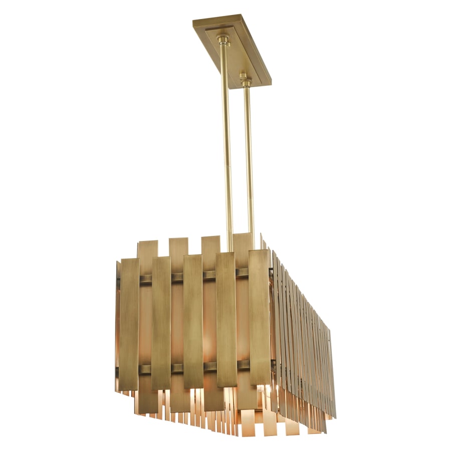Livex Lighting Greenwich 5 Light 42" Wide Linear Chandelier