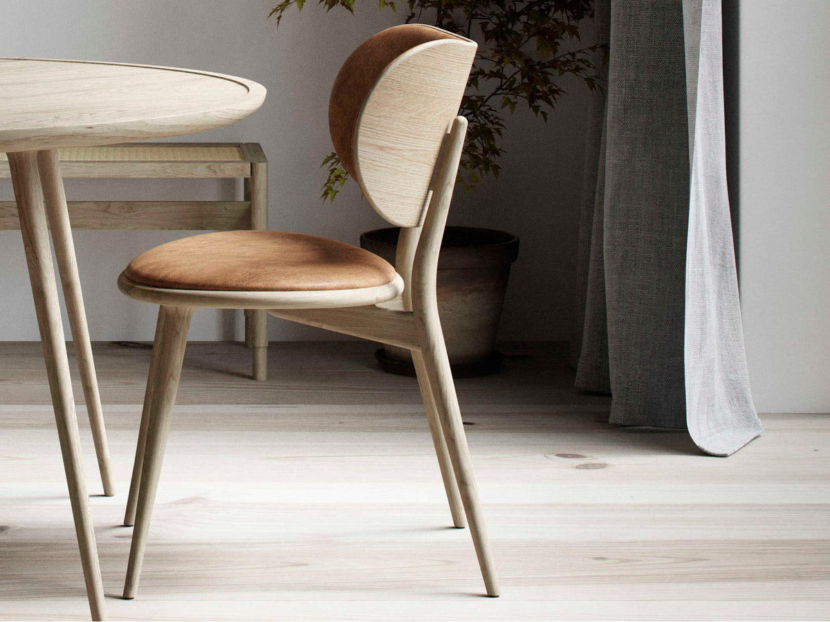 Leather Brown Upholstered Side Dining Chair