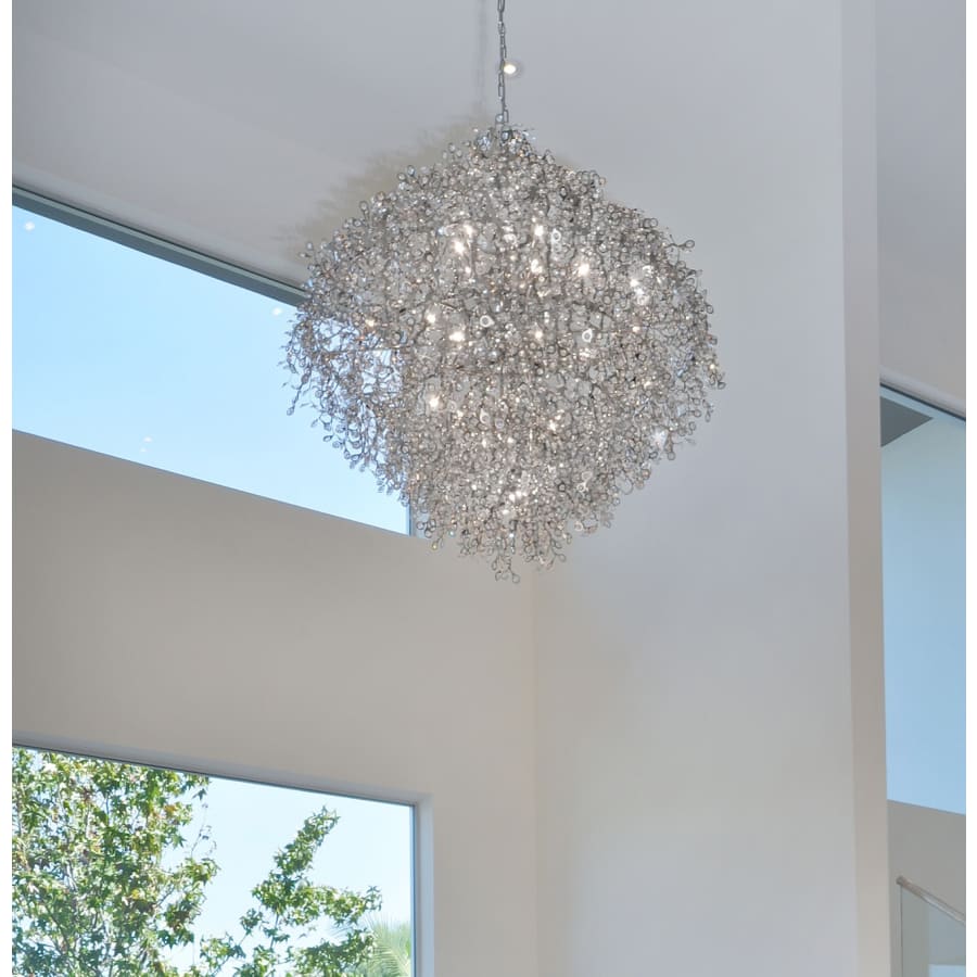 Maxim Comet 13 Light 35" Pendant with Crystal Accents