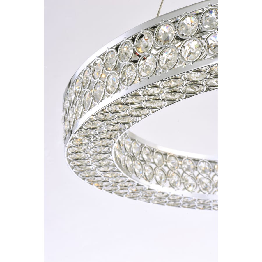 Maxim Eternity 60" Adjustable Ring LED Crystal Pendant