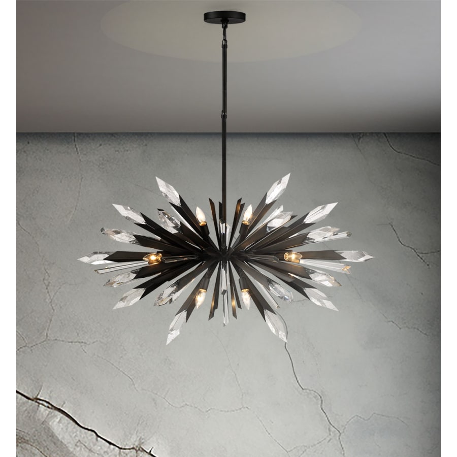 Metropolitan Elsa 12 Light 42" Wide Crystal Pendant