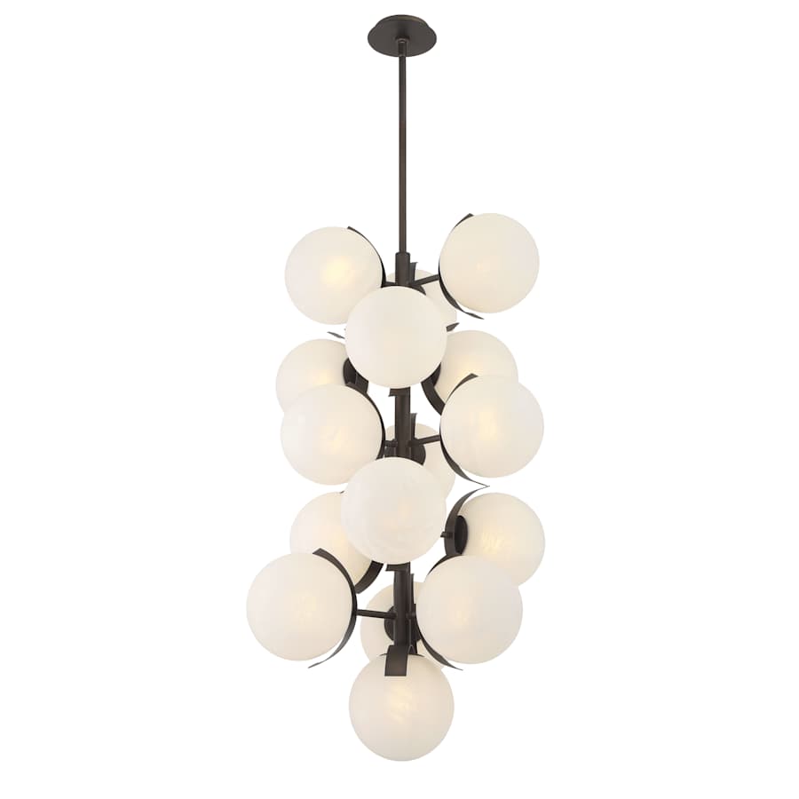 Metropolitan Vino 16 Light 25" Wide Abstract Multi Light Pendant