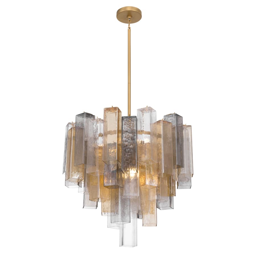 Metropolitan Torvento 9 Light 25" Wide Waterfall Chandelier