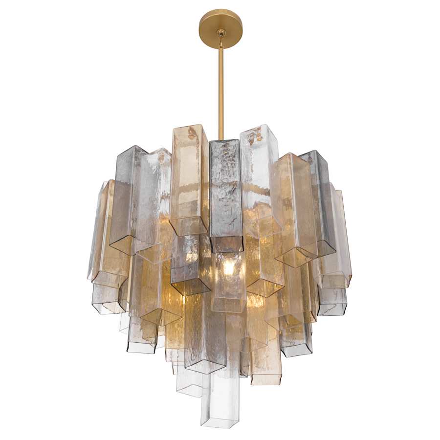 Metropolitan Torvento 9 Light 25" Wide Waterfall Chandelier