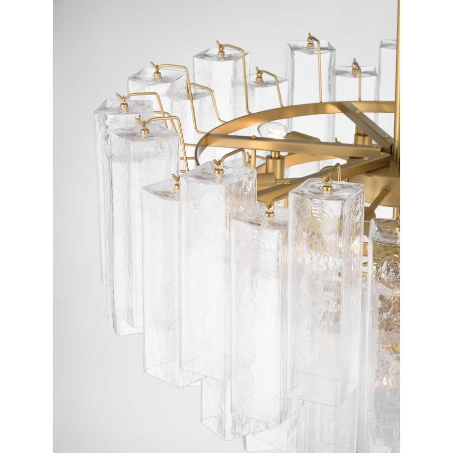 Metropolitan Torvento 15 Light 33" Wide Waterfall Chandelier
