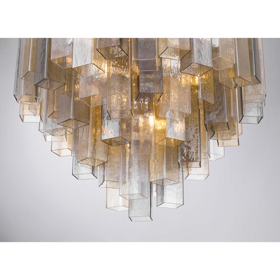 Metropolitan Torvento 15 Light 33" Wide Waterfall Chandelier