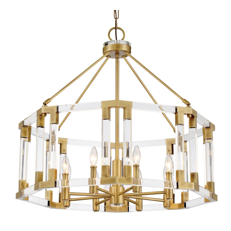 Metropolitan Prima Vista 8 Light 31" Wide Taper Candle Chandelier