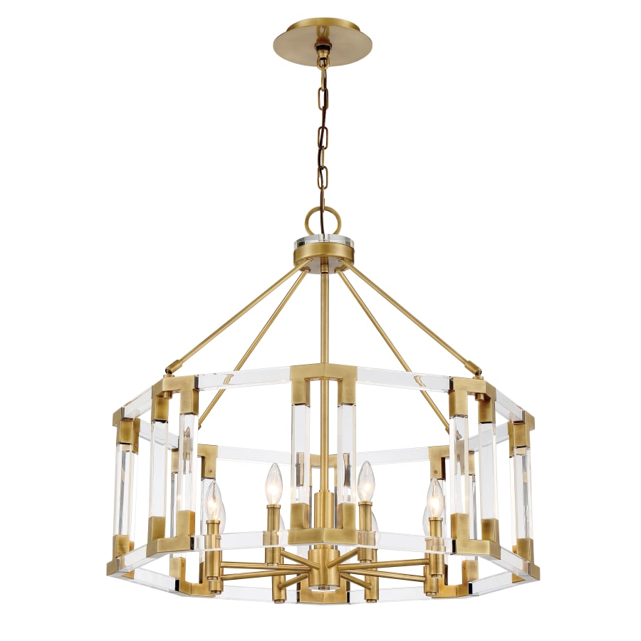 Metropolitan Prima Vista 8 Light 31" Wide Taper Candle Chandelier