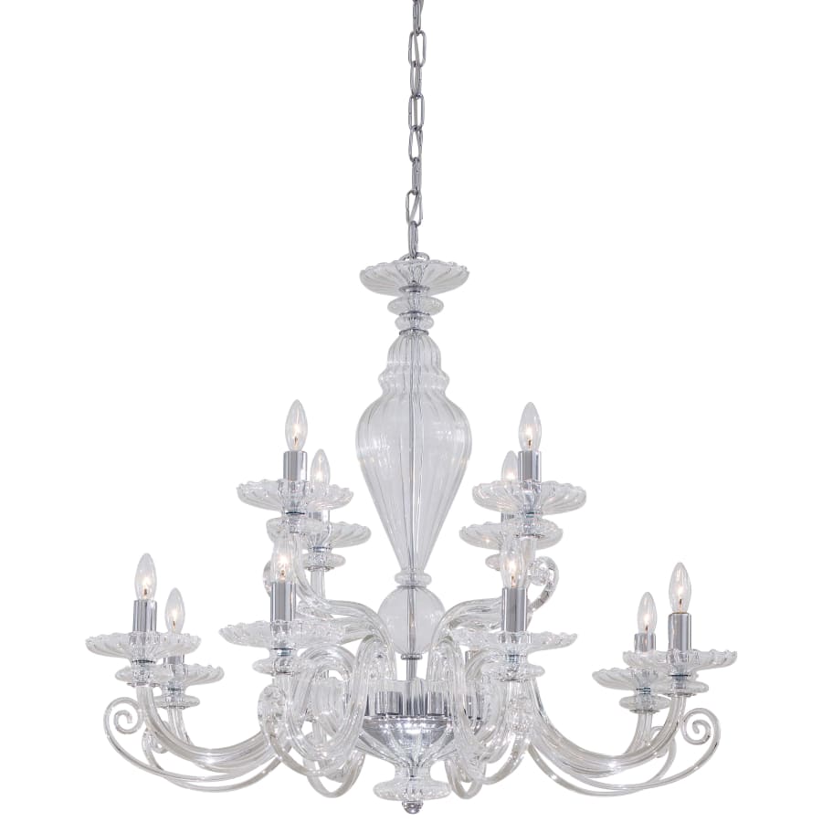 Metropolitan 12 Light 2 Tier Candle Style Chandelier from the Metropolitan Collection