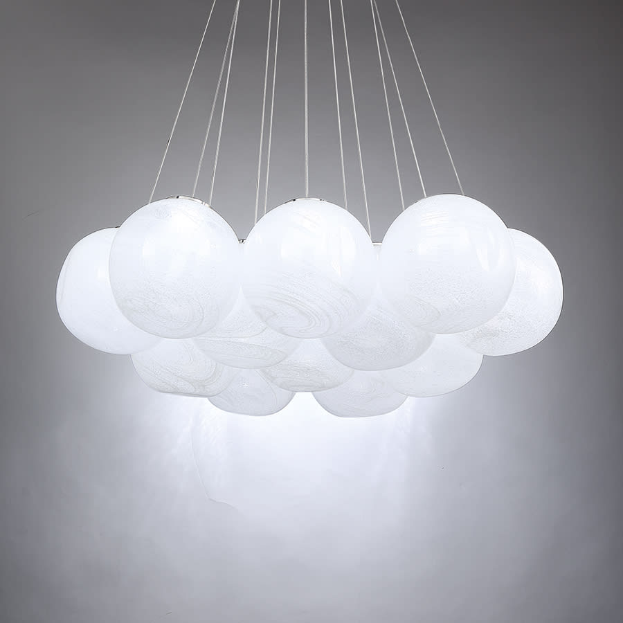 Modern Forms Cosmic 12 Light 36" Wide 3000K LED Suspension Multi Light Pendant