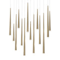 Modern Forms Cascade 14 Light 10" Wide LED Crystal Multi Light Pendant