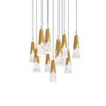 Modern Forms Kilt 13 Light 20" Wide LED Suspension Multi Light Pendant