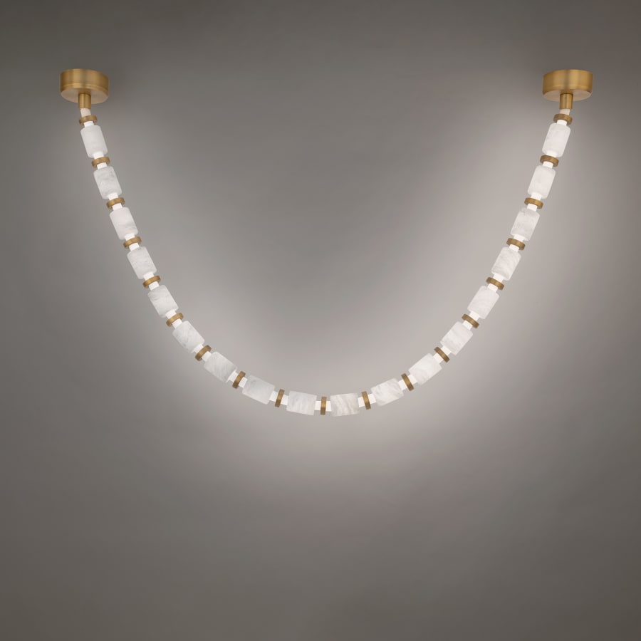 Modern Forms Entice 18 Light 95" Wide LED Multi Light Pendant with Remote Transformer