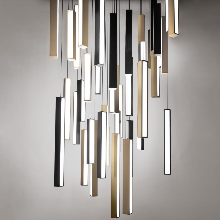 Modern Forms Chaos 41 Light 36" Wide LED Suspension Multi Light Pendant