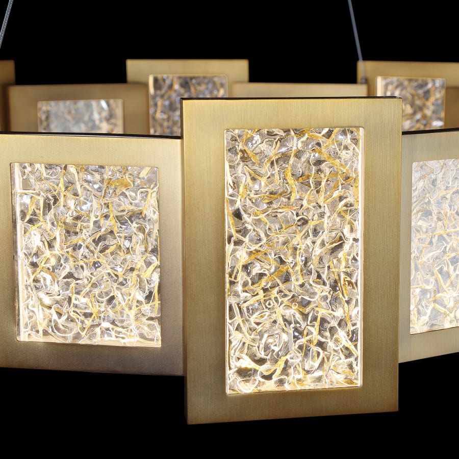 Modern Forms Fury 28" Wide LED Suspended Drum Chandelier with Opal Glass Shade