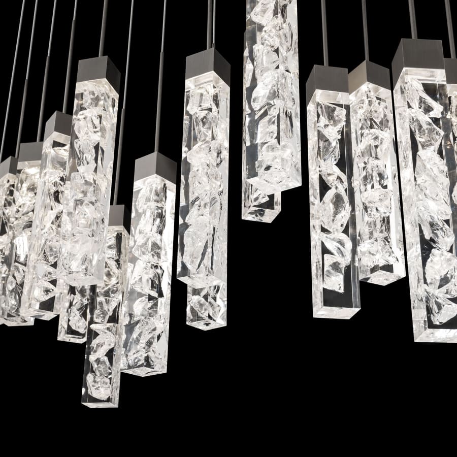 Modern Forms Minx 23 Light 12" Wide LED Crystal Multi Light Pendant