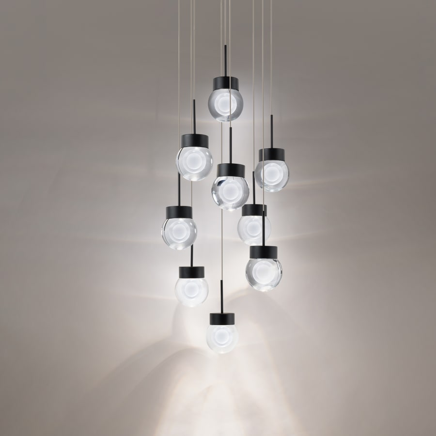 Modern Forms Double Bubble 9 Light 17" Wide LED Suspension Multi Light Pendant