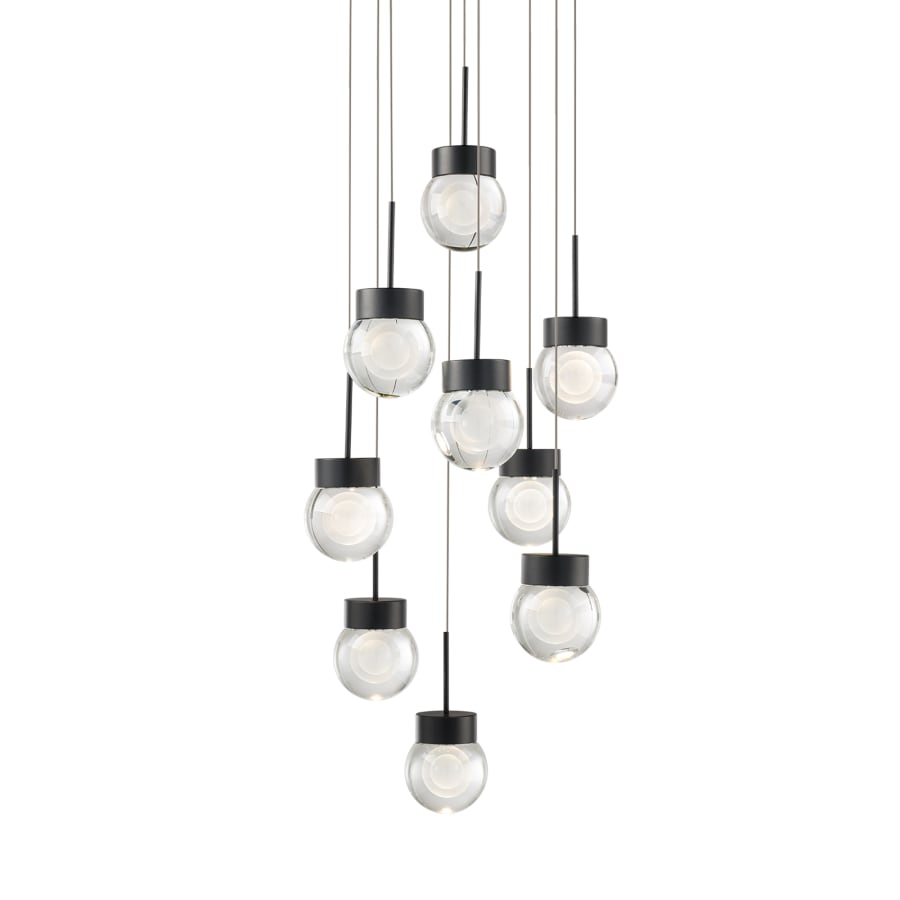 Modern Forms Double Bubble 9 Light 17" Wide LED Suspension Multi Light Pendant