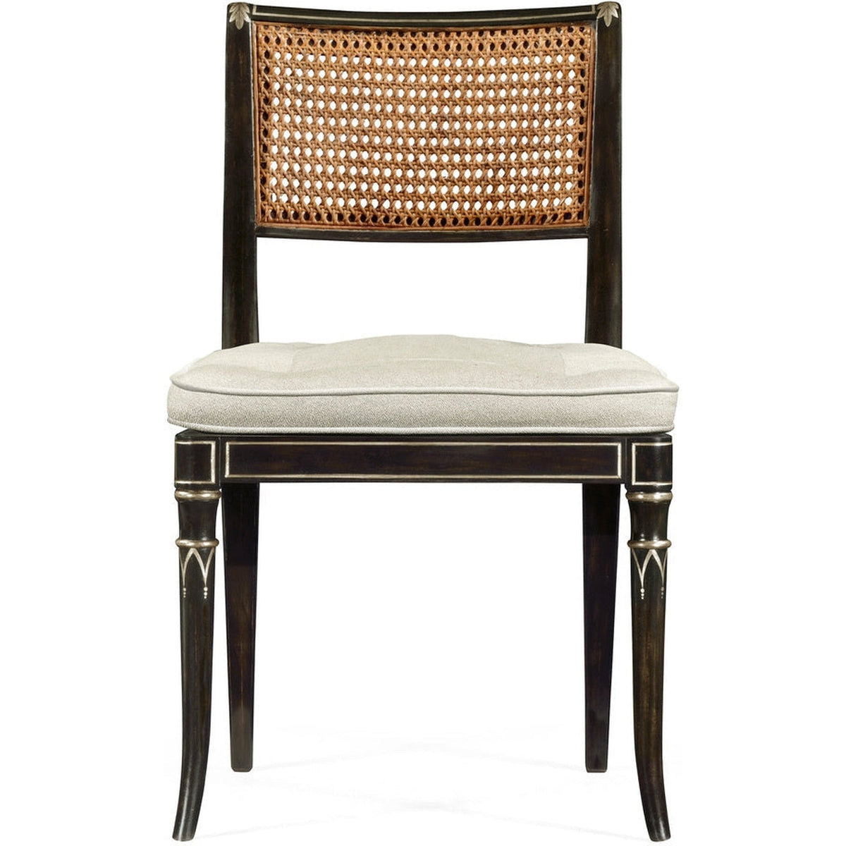 Jonathan Charles William Yeoward Linden Charcoal Wash Dining Side Chair (530121-SC-CHW) - Set of 2