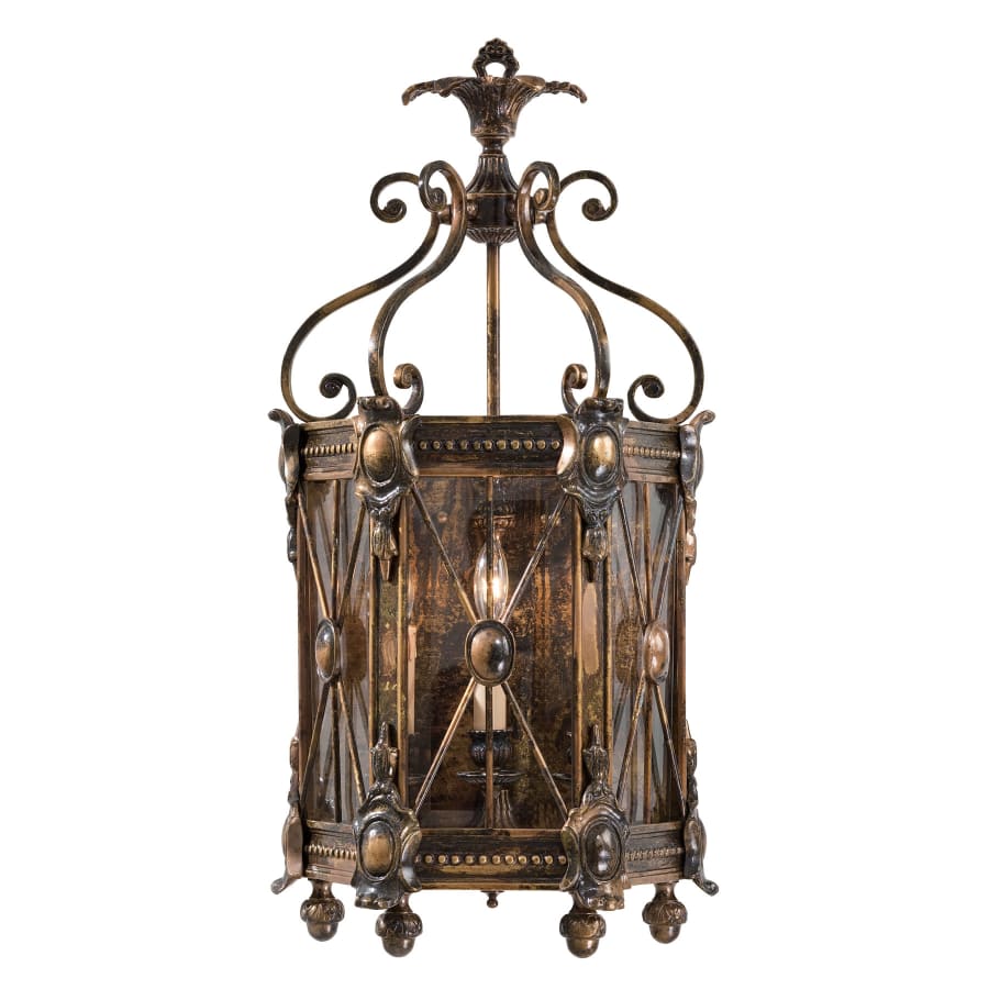 Metropolitan 3 Light Lantern Wall Sconce from the Foyer Collection