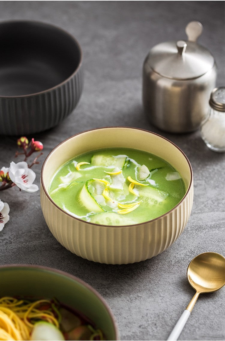 Nordique Retro Glaze Noodle Bowl