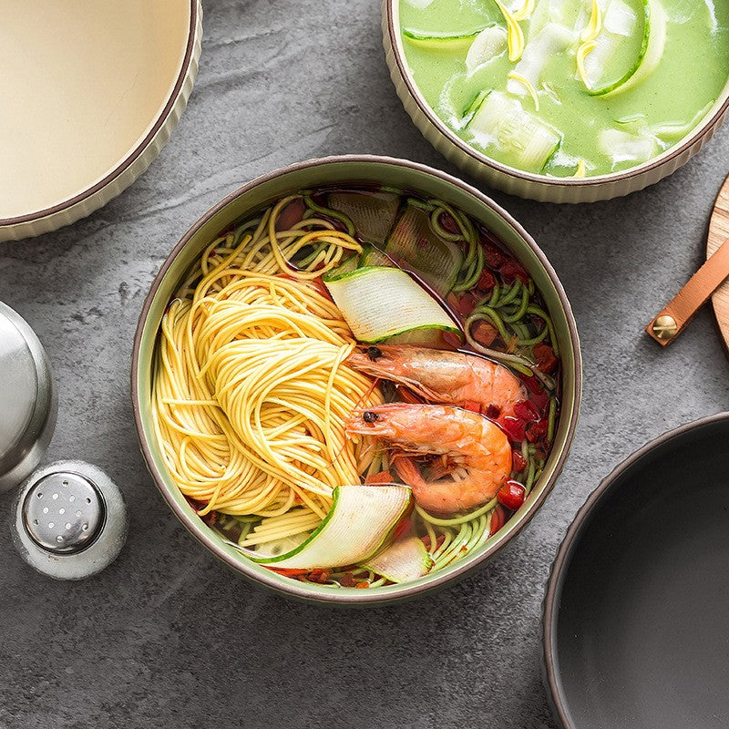 Nordique Retro Glaze Noodle Bowl