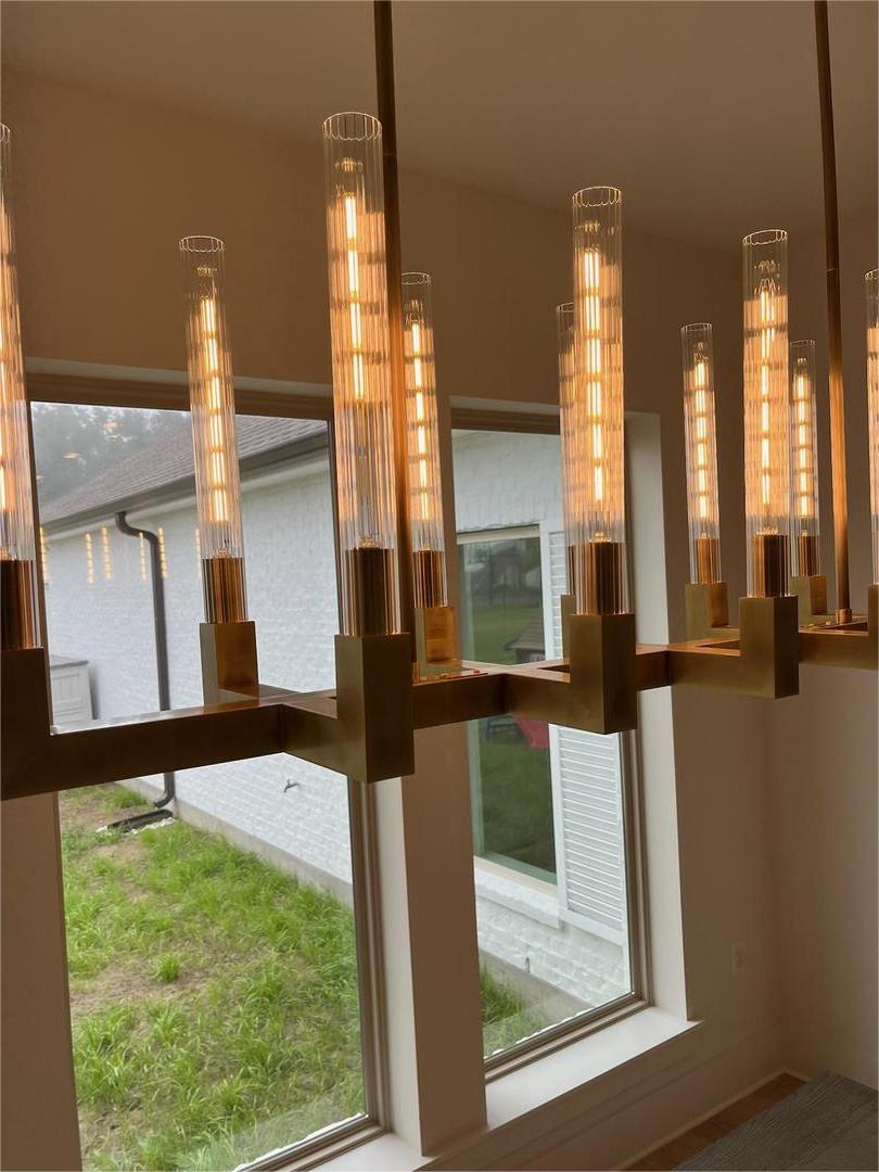 Cannele Round Chandelier 72" For Dinging Room