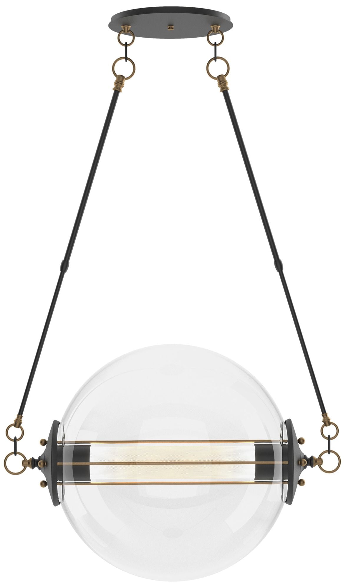 Otto Sphere 20" Short Pendant with Frosted Diffuser