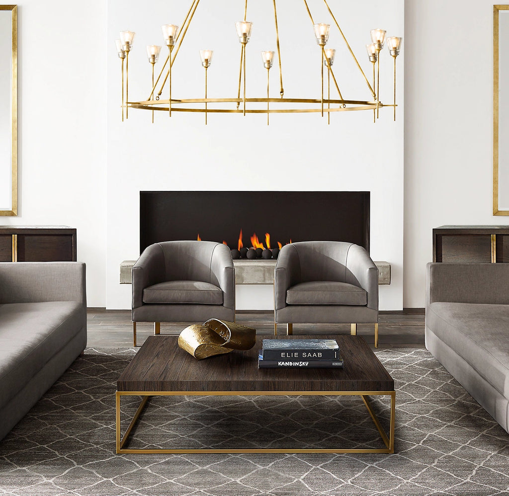 Torche Round Chandelier 70", Luxury Chandelier Dining Room