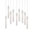 Modern Forms PD-35609-PN 3000K 47.5 Watt Magic LED Round Chandelier in Polished Nickel