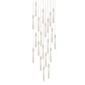 Modern Forms PD-35621-PN 3000K 110 Watt Magic LED Round Chandelier in Polished Nickel