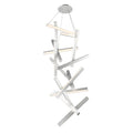 Modern Forms PD-64875-AL 3000K 80 Watt Chaos LED Vertical Chandelier in Brushed Aluminum