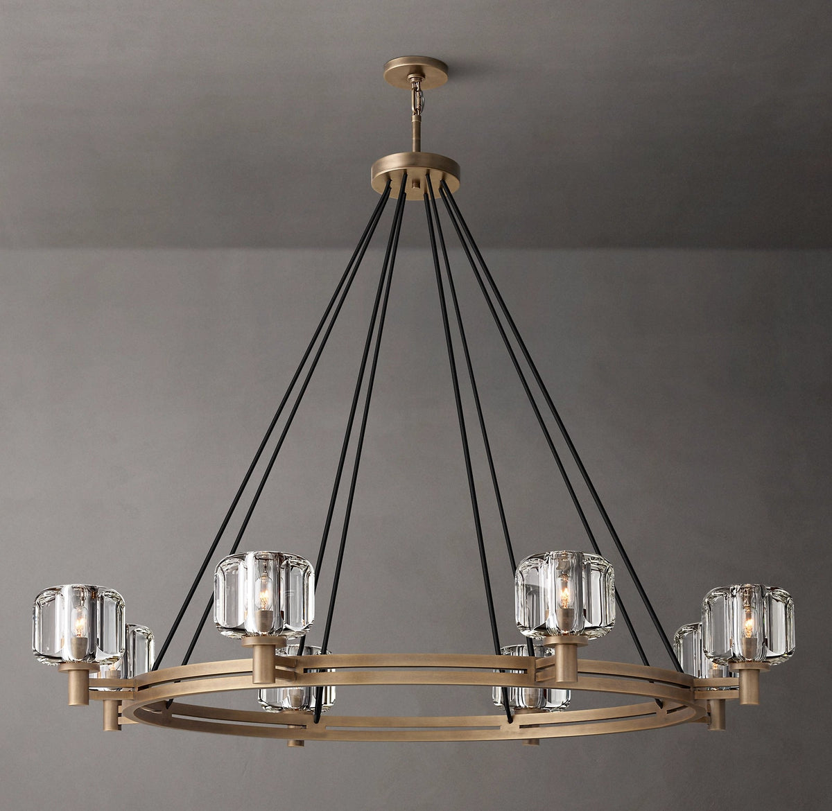 Demaret  Round Chandelier 48" for Living Room, Bedroom,Dining Room