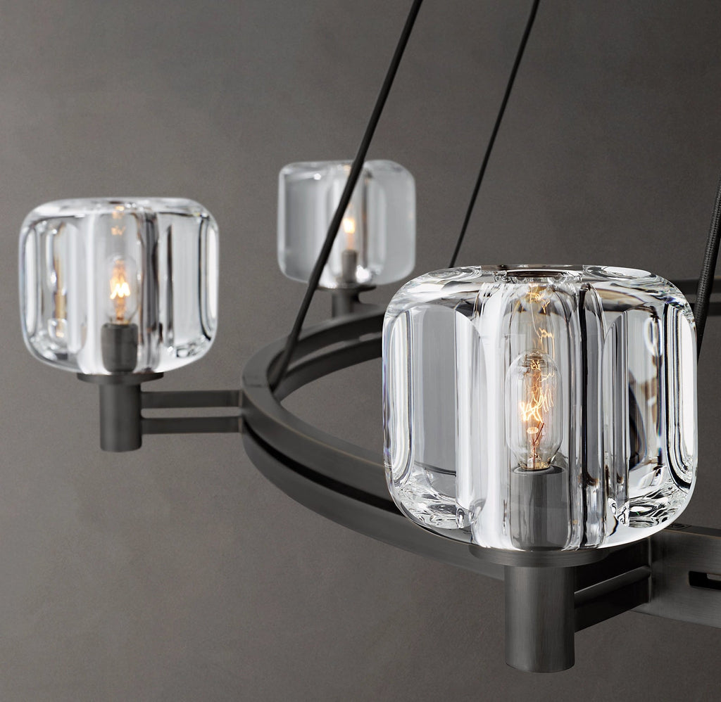 Demaret  Round Chandelier 60" for Living Room, Bedroom, Dining Room