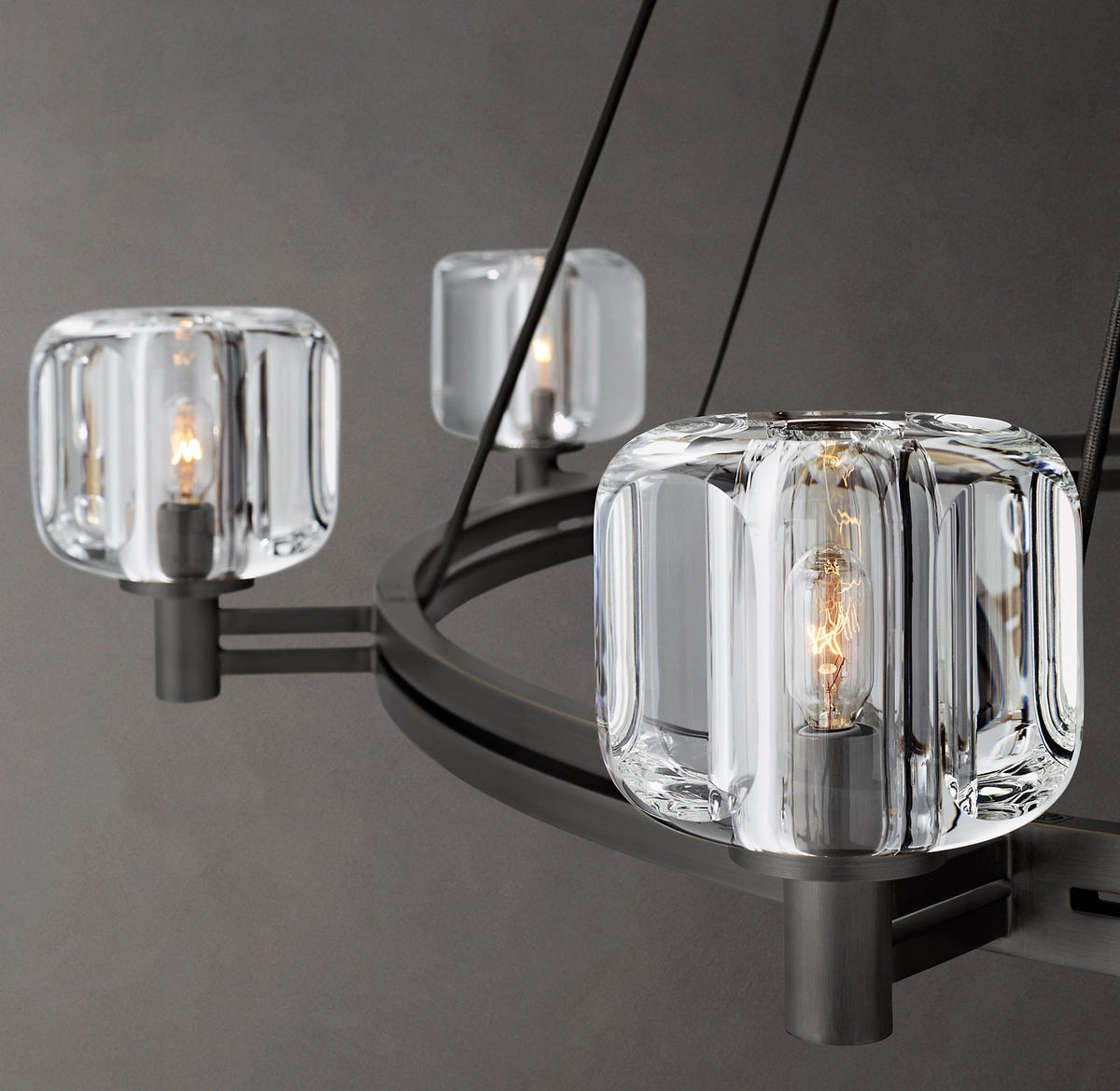 Demaret  Round Chandelier 60" for Living Room, Bedroom, Dining Room