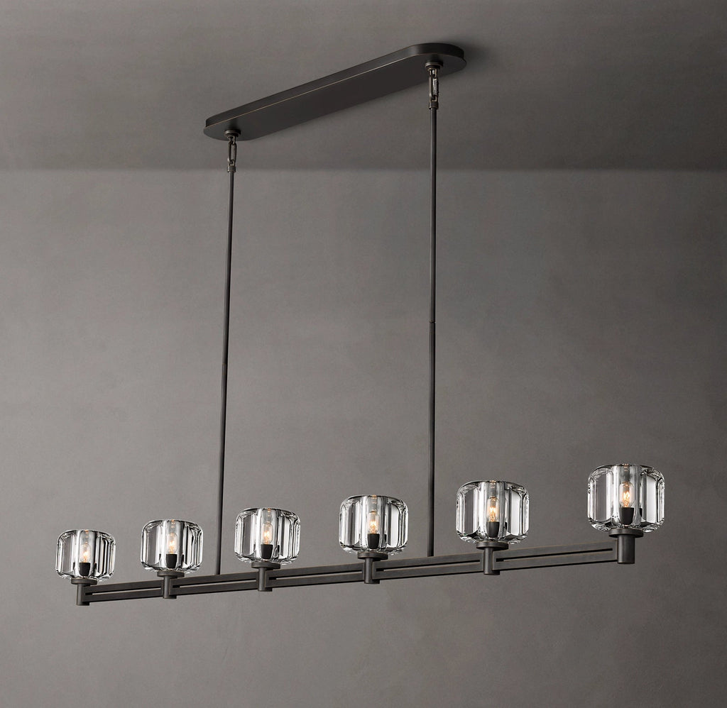 Demaret Linear Chandelier 72" for Living Room, Bedroom,Kitchen Island