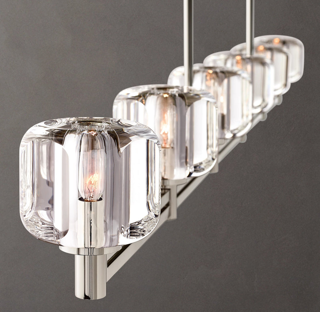 Demaret Linear Chandelier 72" for Living Room, Bedroom,Kitchen Island